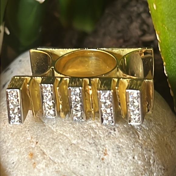 18 karat gold, and .60 diamond custom made Ring - Picture 13 of 17